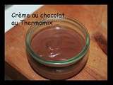 Crèmes au Chocolat au Thermomix ... Ronde Interblog #26