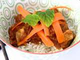 Porc gingembre et orange façon thai