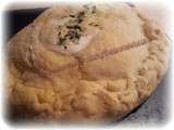 Calzone aux ravioles et champignons