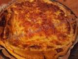 Tarte aux poireaux et lardons