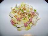 Salade d'endives-jambon-noix-pomme