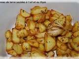 Pommes de terre sautées au thym et à l'ail