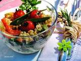 Salade de pâtes aux légumes & herbes