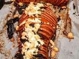 Courge butternut Hasselback variation sur Donna Hay