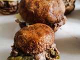 « Macarons » de champignons au foie de volaille à la mode Toscane