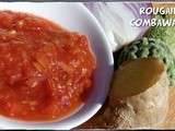 Rougail tomates, combawa et gingembre, accompagnement
