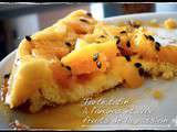 Tarte tatin à l’ananas et fruits de la passion (maracujas)