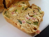 Cake courgettes-chèvre-jambon