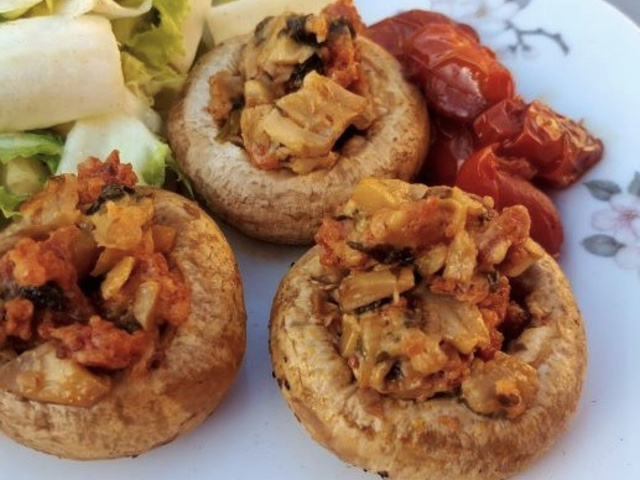 Recettes De Champignons Farcis Et Chorizo