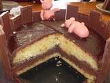 Gâteau des 3 petits cochons