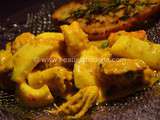 Ragoût de Seiches-Calamars-Crevettes au Safran