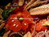 Salade de Tomate Coeur de Boeuf & Maquereau