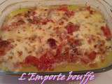 Filet de cabillaud aux tomates, basilic et mozzarella