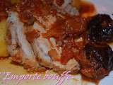 Filet de porc aux pruneaux (version ww)