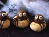 Spider cookies (cookies araignées)