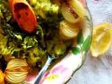 Riz pilaf au kale, patates douces, et autres délicieusetés