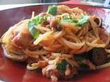 Spaghetti à la puttanesca de Jamie Oliver