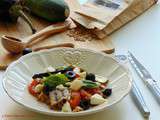 Salade de farro aux légumes grillés / Insalata di farro e verdure grigliate