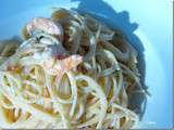 Spaghettis aux crevettes