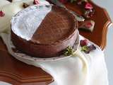 Gâteau basque au chocolat sans gluten