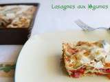 Lasagnes aux légumes