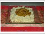 Dal de lentilles et son riz coco