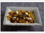 Ruban de pates 4 epices au chevre et pesto