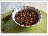 Salade de lentilles aux trois poivrons