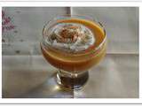 Soupe froide melon/tomate et son nuage blanc