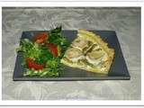 Tarte aux asperges et fromage de chevre