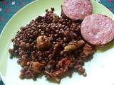 Lentilles à la tomate