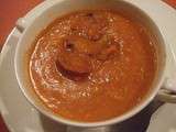 Soupe de pois chiches et chorizo