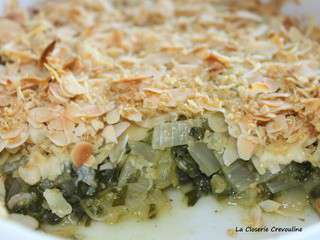 Crumble de courgettes et de blettes