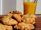 Cookies chocolat, papaye et amandes