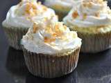 Cupcake Crème de calisson / pomme