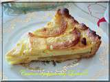 Tarte aux pommes et flan de calisson