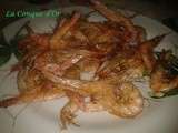 Crevettes au four