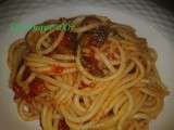 Spaghetti au fenouil sauvage et tomates