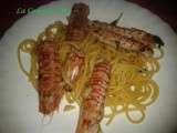 Spaghetti aux sauterelles de mer