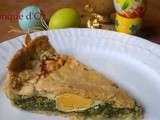 Tourte salée à la ricotta, blettes et œufs dur pour Pâques-recettes de fêtes