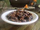 Compote de figues sèches et d'huile d'olive
