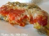 Côte de porc gratinée tomate & comté