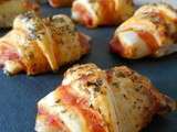 Croissants apéritifs façon pizza