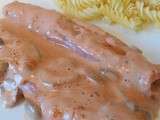Jambon à la sauce tomate