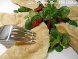 Raviolis jambon cru & tomates séchées