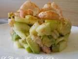 Tartare crevette, pomme verte & avocat