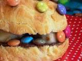 Concours photo : Burger brioché poire et chocolat accompagné de ses pommes-frites