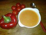 Soupe de tomates rôties aux endives