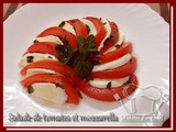 Salade de tomate et mozzarella === challenge