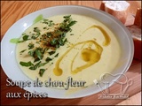Soupe de chou-fleur aux épices du Maghreb